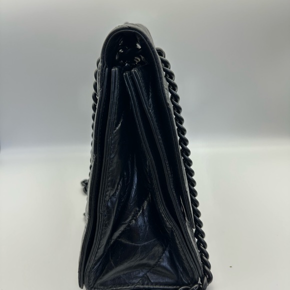 Black Balenciaga crush chain bag Large - Picture 2 of 7